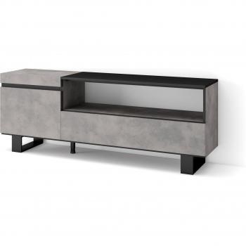 Meuble TV Grand Espace de Rangement 150x57x35cm