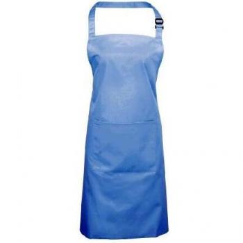 Men’s Light Blue Premier Colour Bib Apron