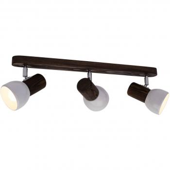 Envostar Nale 3-Bulb Ceiling Downlight Pine Walnut