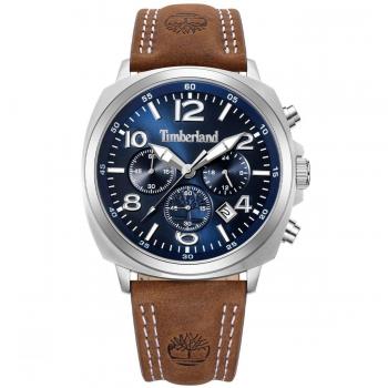 Men’s Brown Quartz Watch – Timberland Dennys Bay, 44mm