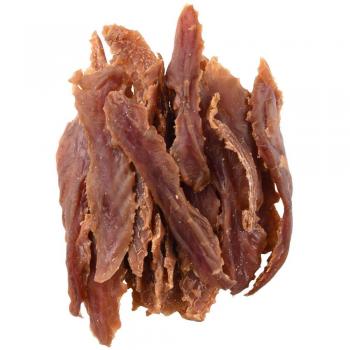 Canard Filé Doux Hapki BBQ – Friandise canine 170 g Sans Gluten (Marque Flamingo)