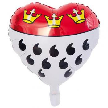 Love hjärta folieballong 45 cm