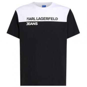 Camisa Jeans Black White Karl Lagerfeld