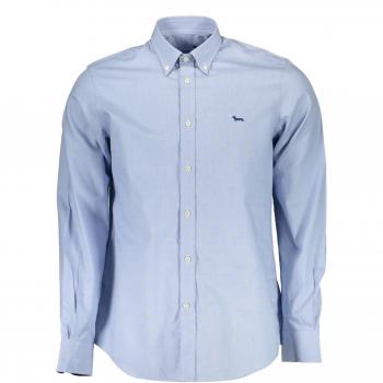 Light Blue Button-Down Shirt for Men