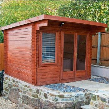 Shire Belgravia Log Cabin 3m x 3m (28mm)