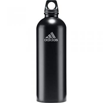 Adidas Senioren-Flasche 0,75 l – Schwarz‑Silber‑Matt