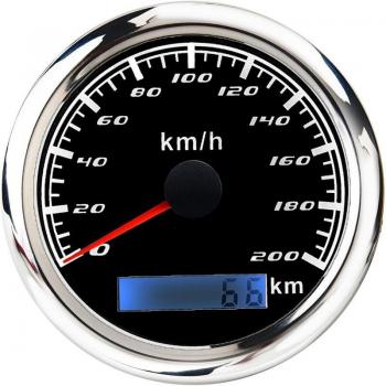 85mm Marine Odometer Speedometer 0-200 KM/H