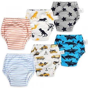 Flyish Direct Baby Potty Pants (Blue) – Set of 6