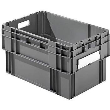 Conteneur PP gris L600xl400xH320mm LA-KA-PE