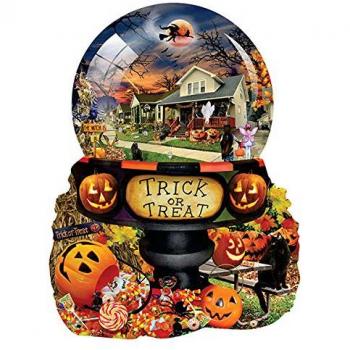 Puzzle Halloween Globe 1000 pièces