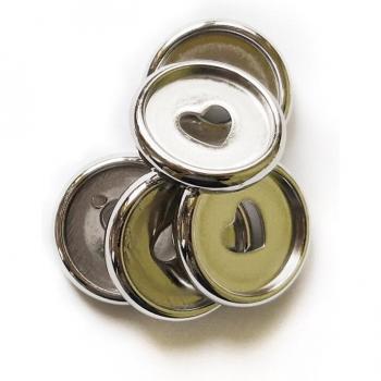 30PCS Heart-Shaped Disc Buckles