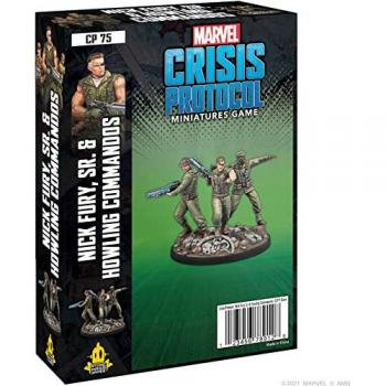 Atomic Mass Games Mcp: Figura De Nick Fury Sr Y Los Comandos Aulladores