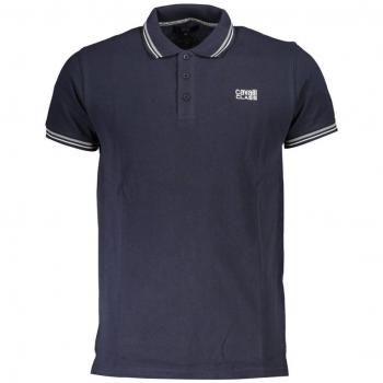 Cavalli Class modré polo triko pro muže