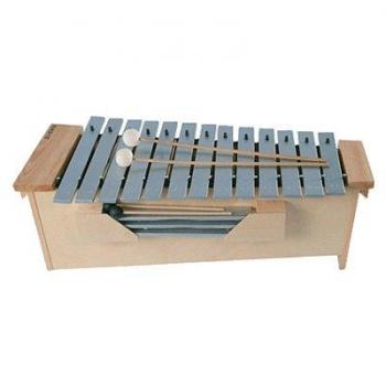 Amaya Metalofono C2-A3 – Set de Placas Intercambiables y Baquetas de Pino