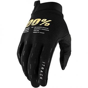 Guanti 100% iTrack Nero per Cross Bambino