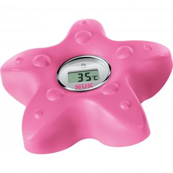 NUK LCD Display Pink Bath Thermometer
