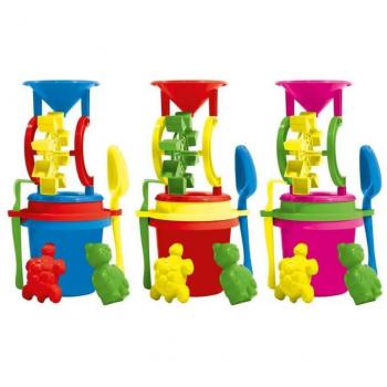 Set Secchiello Mare con Paletta e Formine Colorate