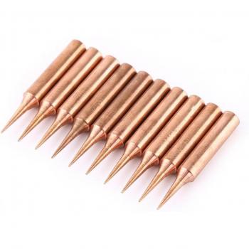 10Pcs Pure Copper Soldering Tips