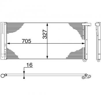 BEHR Air Conditioning Condenser AC 425 000S