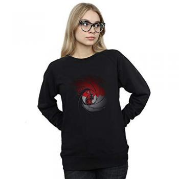 Marvel Deadpool Gun Barrel Sweatshirt – Black – Small Fit