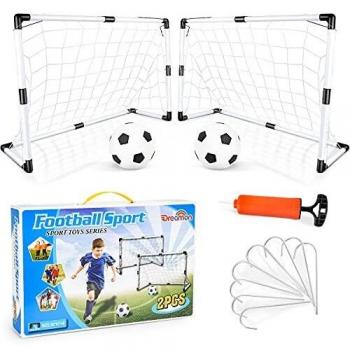 Er Set Kinder Fußballtore mit Fußball, Tore und Pumpe