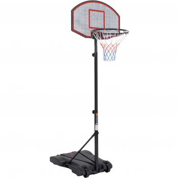 Black Ultra‑Durable Basketball Frame – 165‑205 cm (Ultrasport)