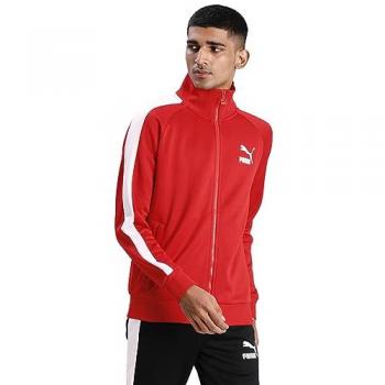 Puma Herren Trainingsjacke Iconic T7 Rot Regular Fit XXL