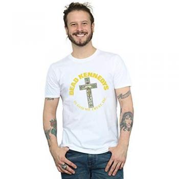 Dead Kennedys Herren-T-Shirt „In God We Trust“ – Größe S – Blau