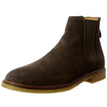 Herren Chelsea-Boots Clarkdale Gobi von Clarks in Dunkler Brauntönung und Wildleder-Optik