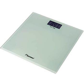Pèse-personne Bestron Pro 180 kg – LCD et Verre Blanc