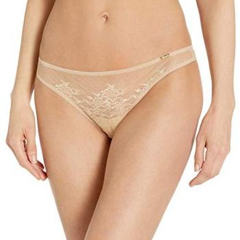 Gossard Women's Beige Lace Thong Panties