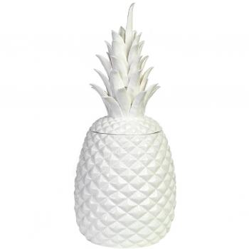 Pols Potten Ananas‑Prunkdose – Weiß