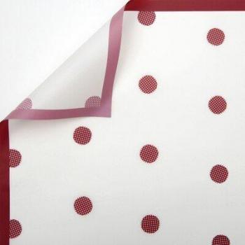 Korean Dot Print Flower Wrapping Paper