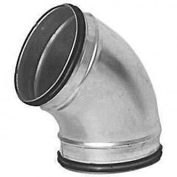 Coude 60° D315 en Galva avec Joints