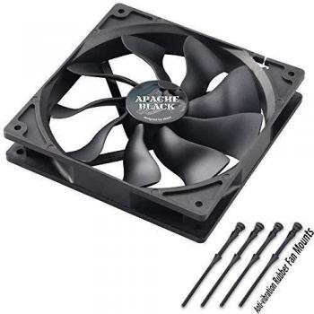 Ventilador Akasa Apache 14 cm Negro