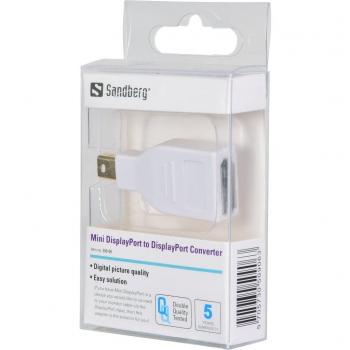 MiniDP to DisplayPort Cable Converter – Sandberg