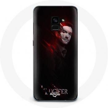 Samsung Galaxy A8 Plus Lucifer Serie Zwart Hoesje