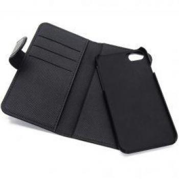 Protection Mobile Magnétique Noire – iPhone 6/6S/7/8 (Folio Rigide)