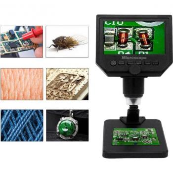 Microscopio Digital Lupa con Pantalla G600 y Cámara HD 4.3 MP