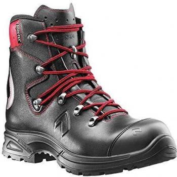 Haix Handwerkerstiefel Airpower XR3 Größe 8 (42) schwarz/rot S3 HRO HI CI WR SRC EN ISO 20345 Waterproof Leder