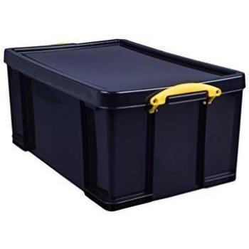 Really Useful Kunststoff-Aufbewahrungsbox 64 l schwarz