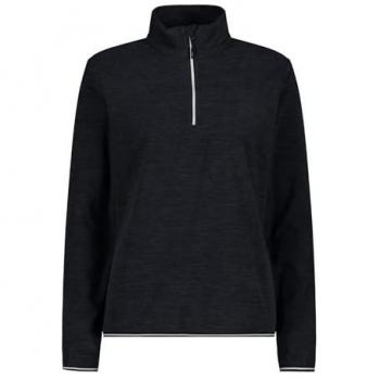 CMP Damen Unterzieh Zipshirt schwarz Größe 44
