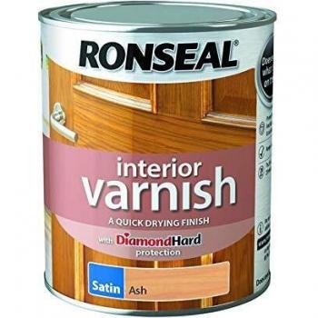 Ronseal Ash Interior Satin Varnish 750ml