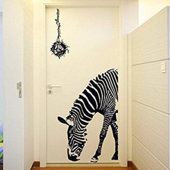Hochwertiges Zebra-Pferd-Vinyl-Poster