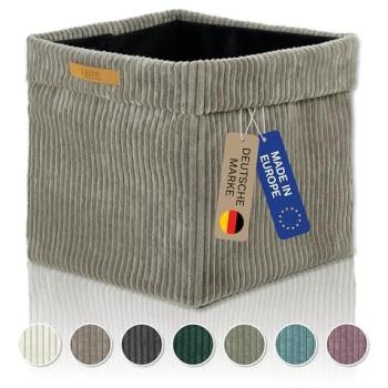 Lycce Faltbare Aufbewahrungskorb‑Cord 1 Stück – Casual Edition