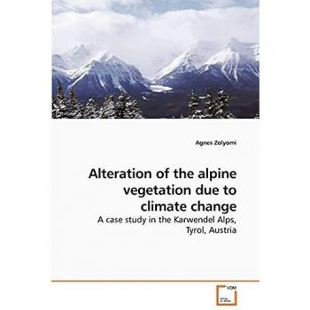 Alteration of the alpine vegetation due to climate change