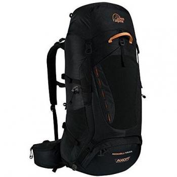 Lowe Alpine Manaslu 55:65 – 55‑Liter‑Haupttasche + 10‑Liter‑Beutel, Schwarz