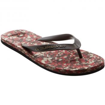 Zapatillas de Playa Quiksilver – Modelo Molokai Recycled, 42, Burdeos
