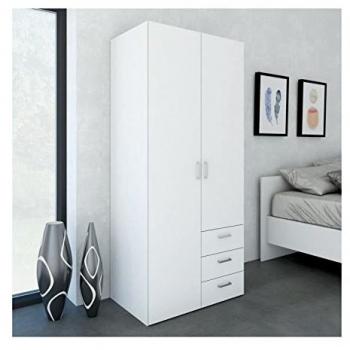 Armoire Tvilum 2 Portes 3 Tiroirs H 200,4 cm