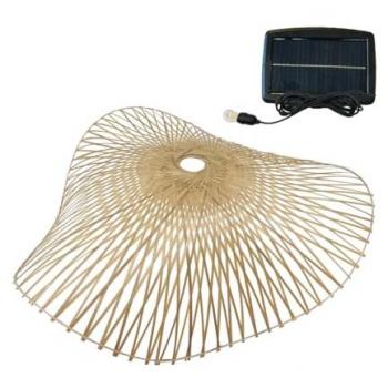 Suspension solaire Bohème – Lumière solaire D80 cm, modèle Laia